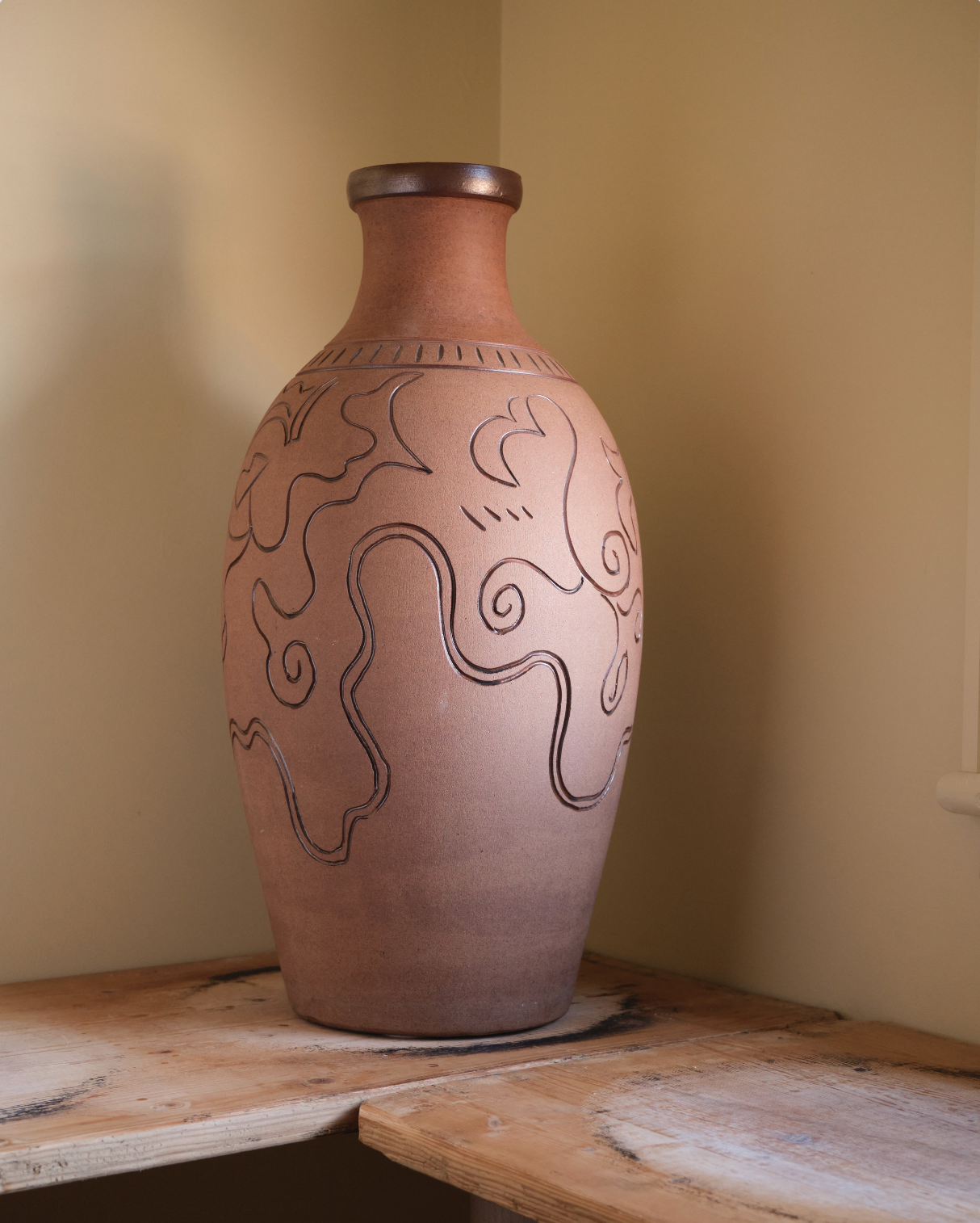 Sven Bolin Swedish Floor Vase