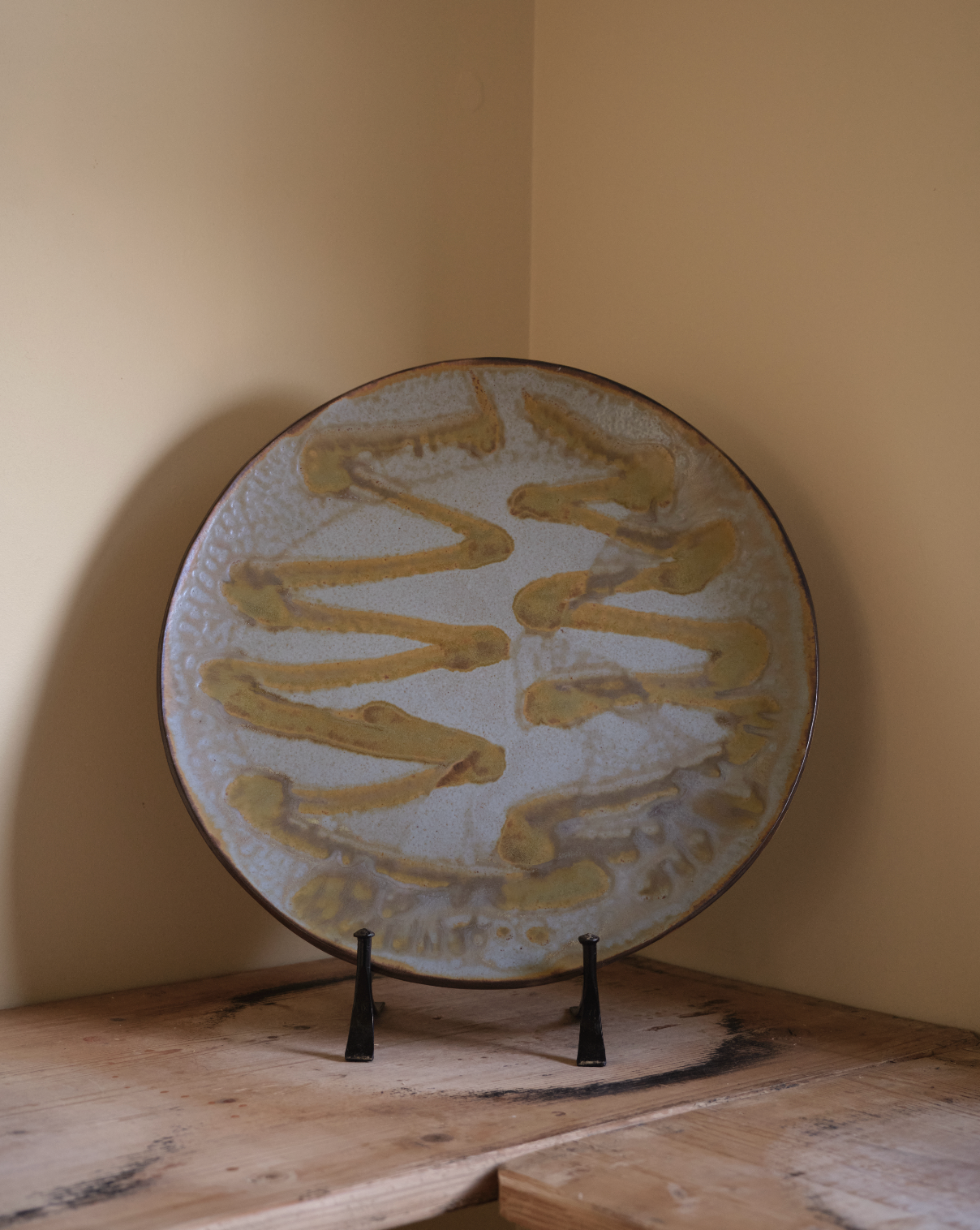 Large Studio Pottery Charger