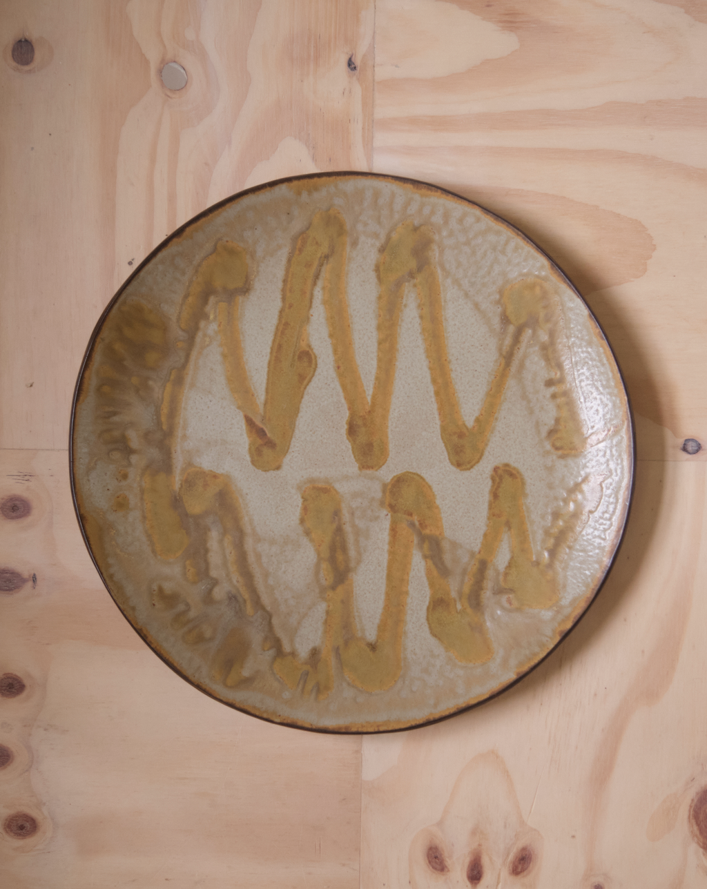 Large Studio Pottery Charger