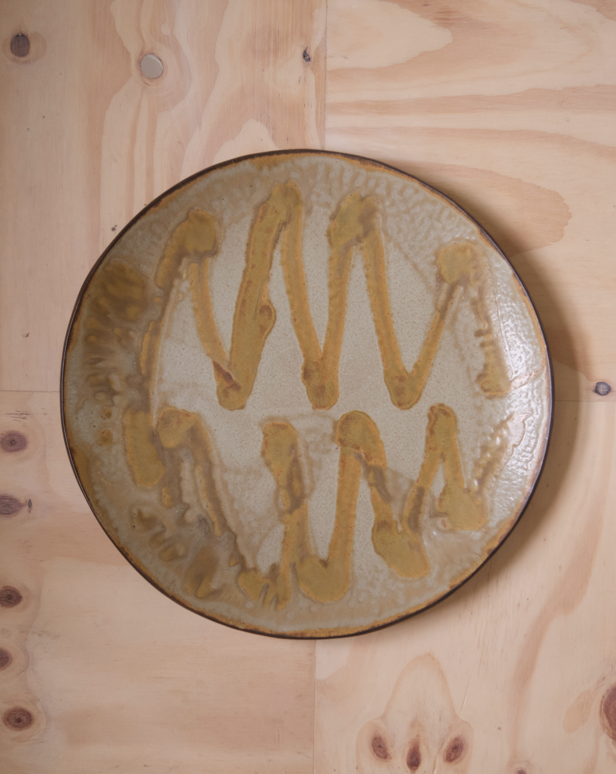 Large Studio Pottery Charger