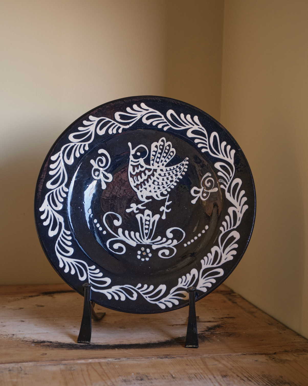 Folklore Hand Painted Plate
