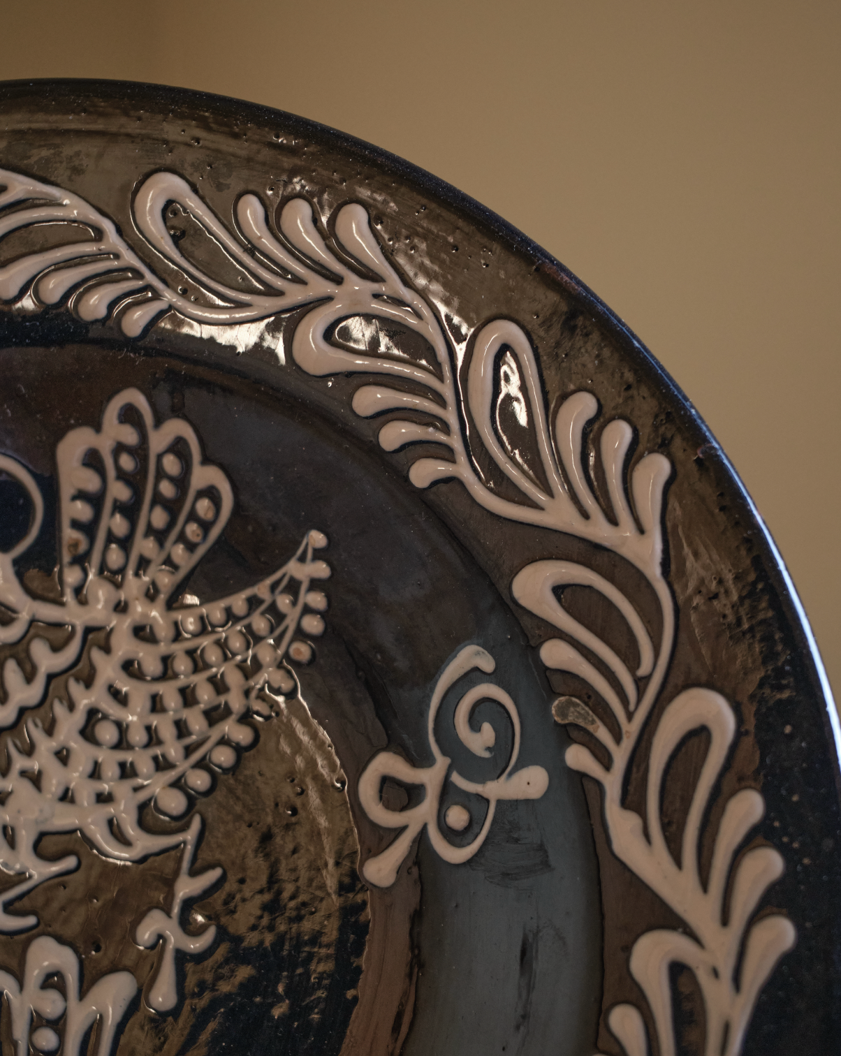 Folklore Hand Painted Plate