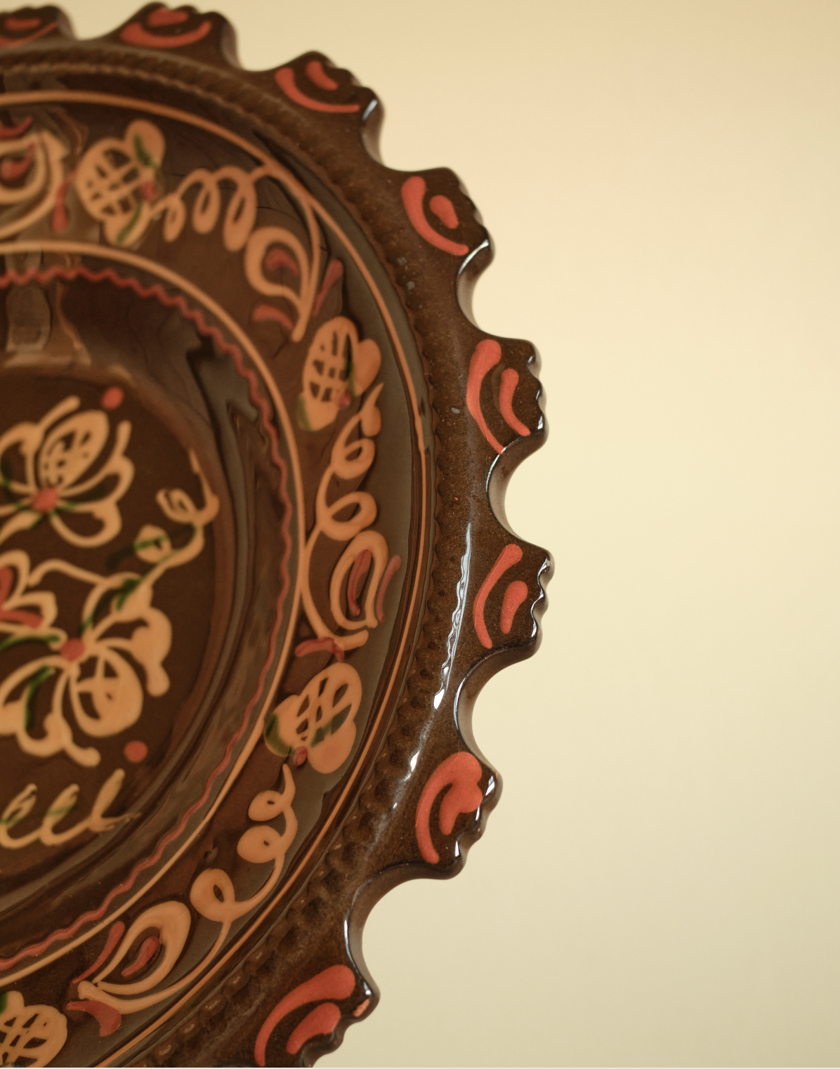 Hungarian Folk Art Plate