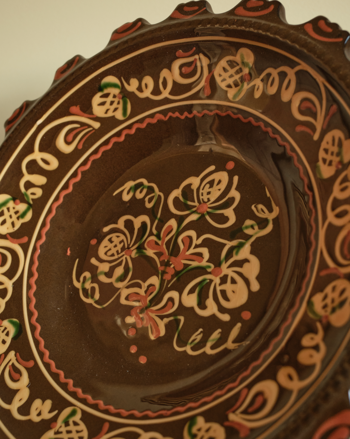 Hungarian Folk Art Plate