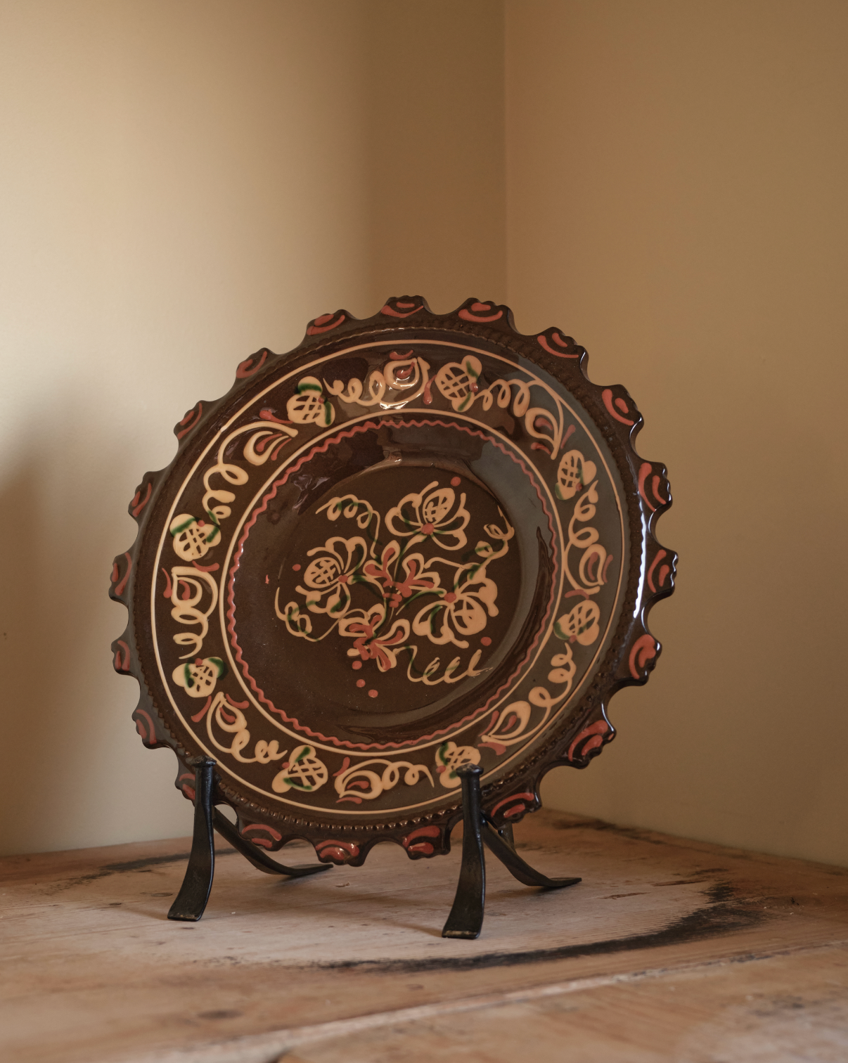 Hungarian Folk Art Plate