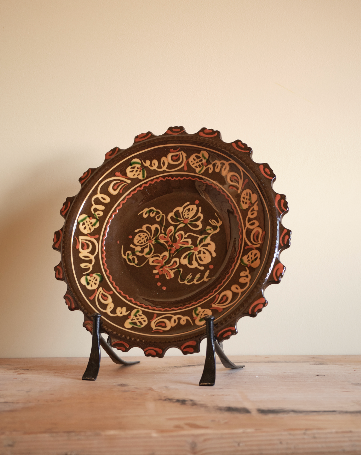 Hungarian Folk Art Plate