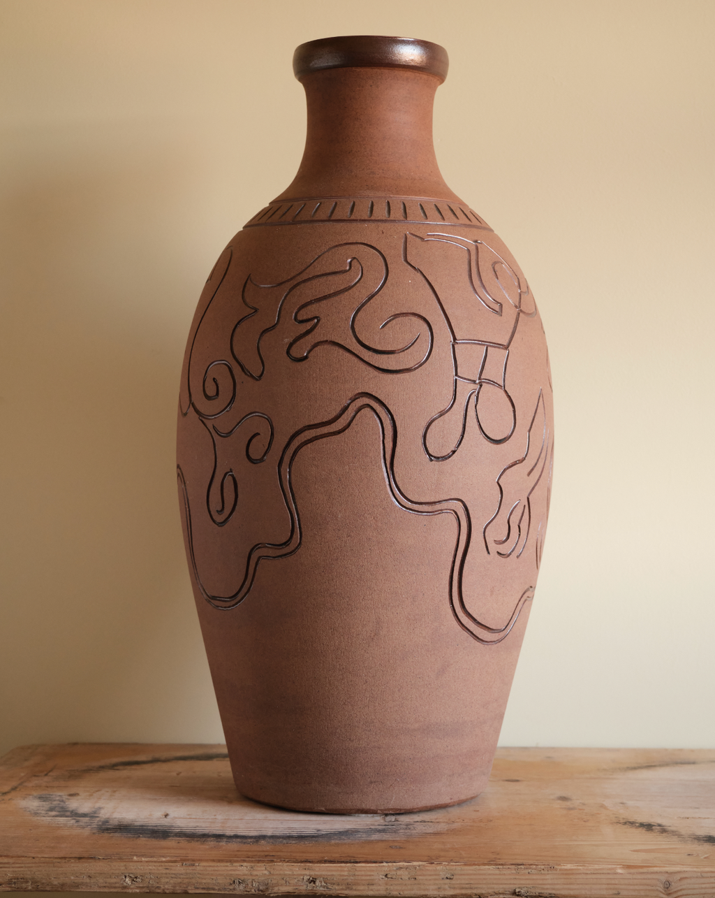 Sven Bolin Swedish Floor Vase