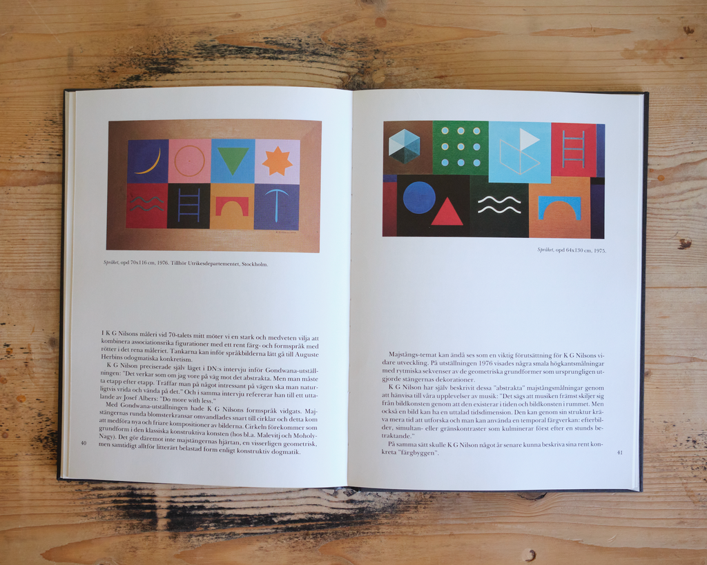 K G NILSON - Swedish Coffee Table Book
