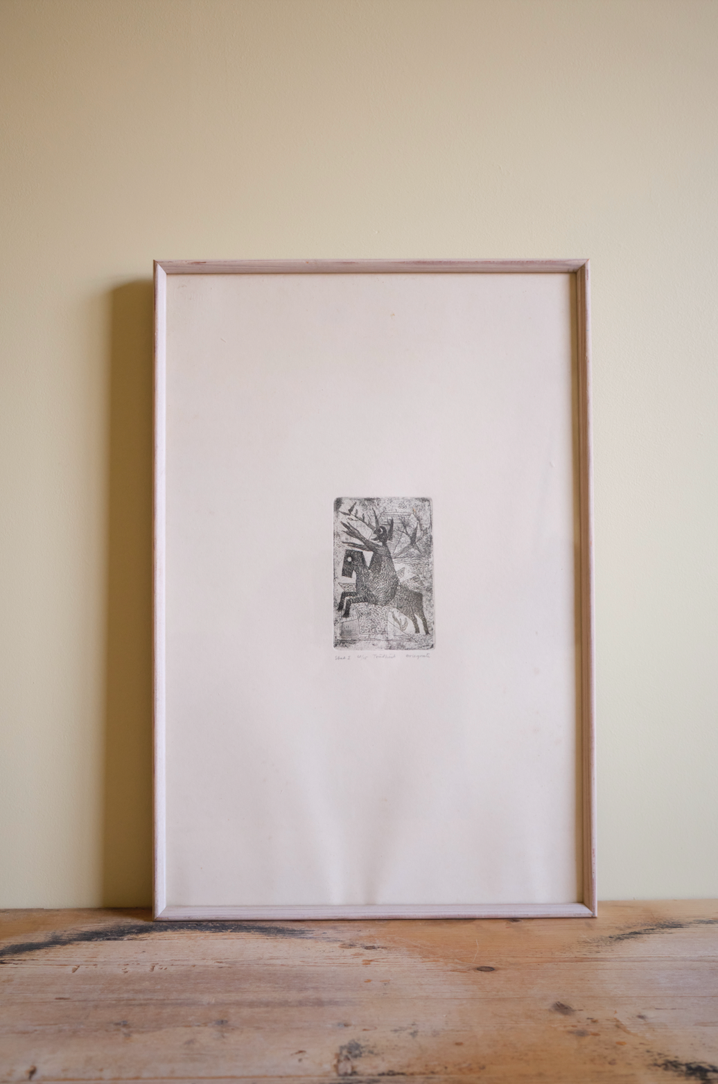 Eric Grate, Tree horse, etching,