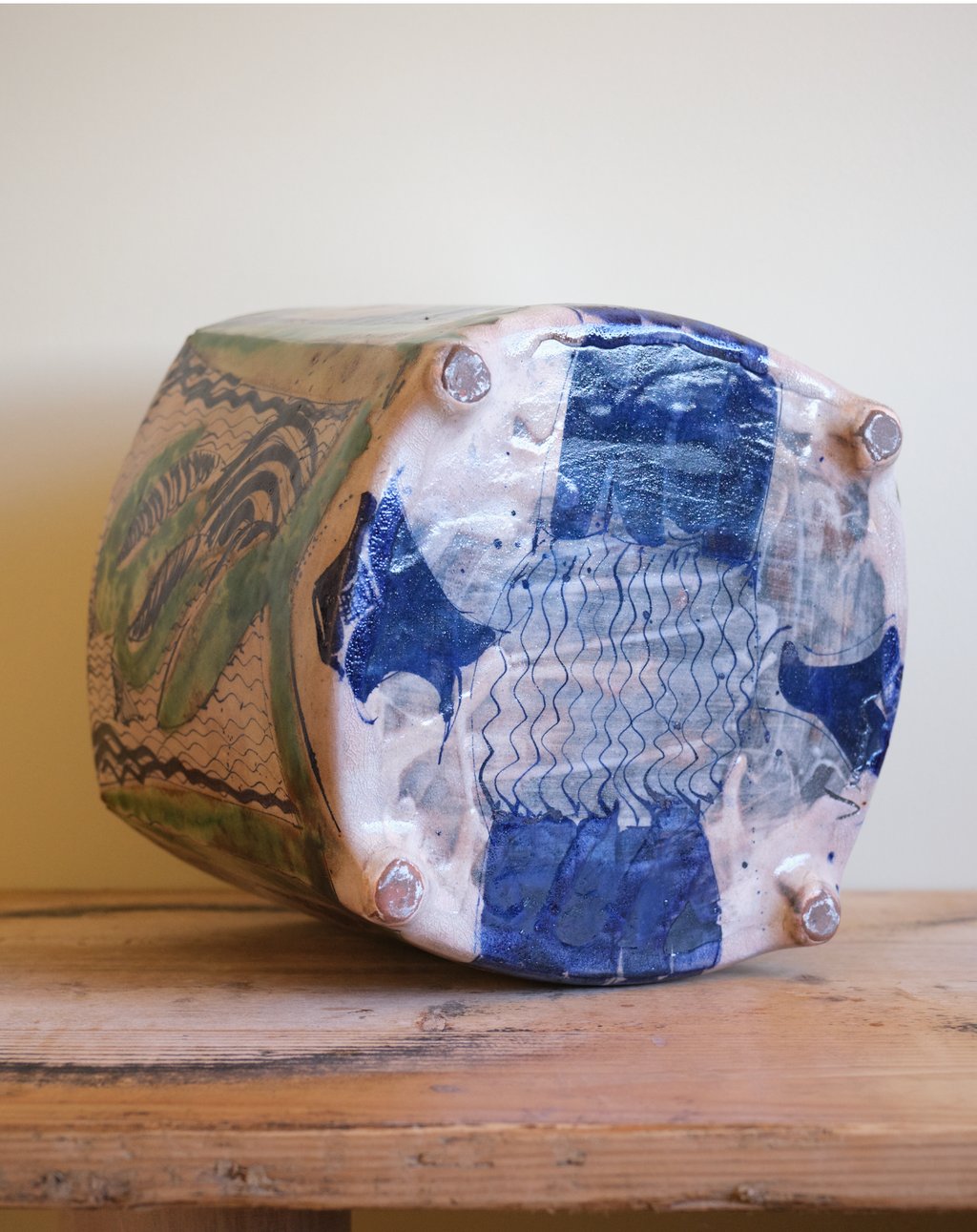 A Catherine Vanier Large Lidded Jar