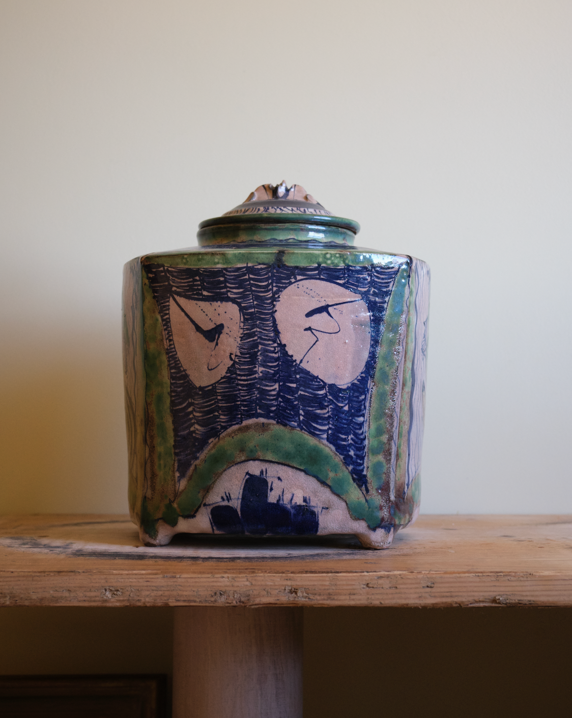 A Catherine Vanier Large Lidded Jar