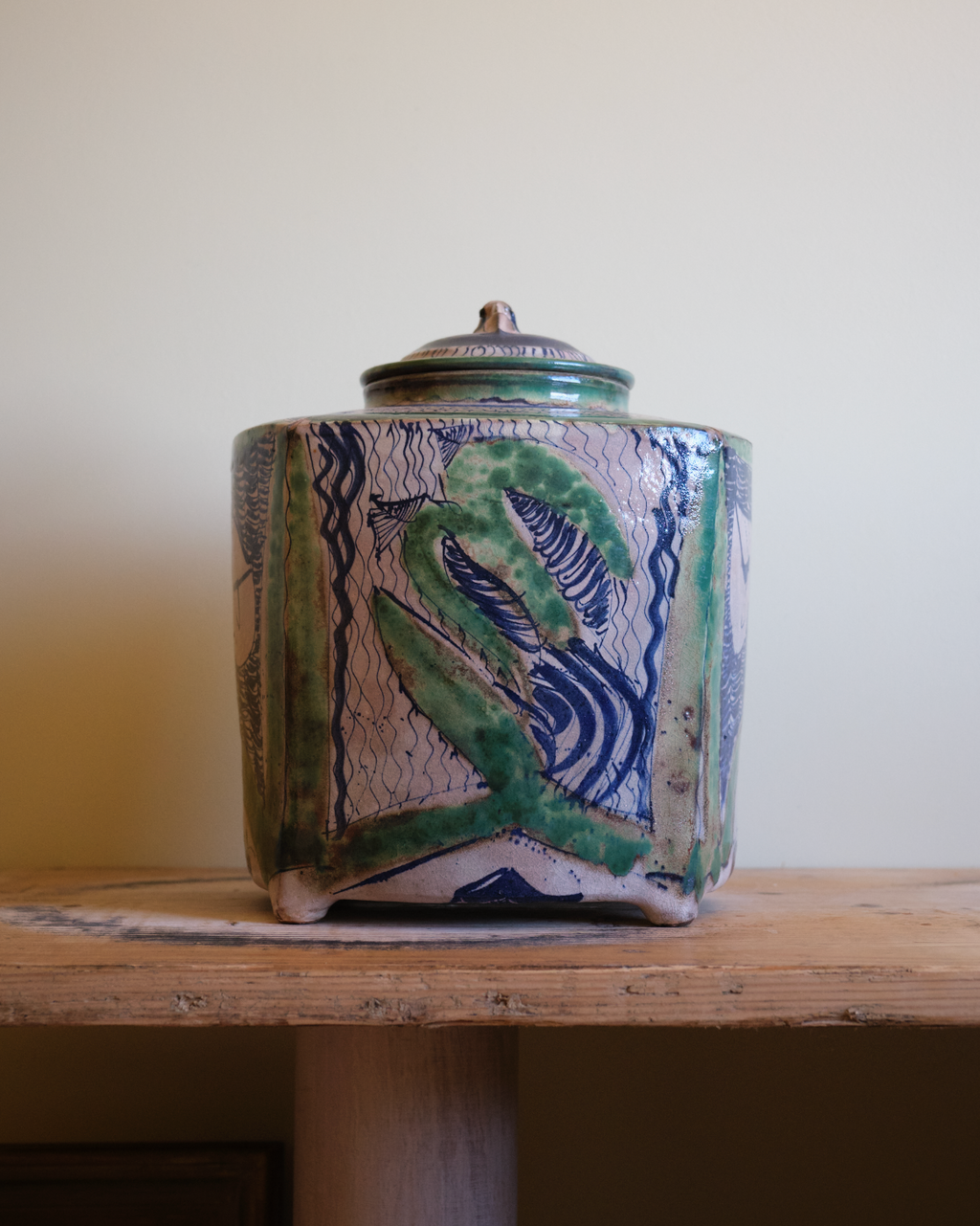 A Catherine Vanier Large Lidded Jar