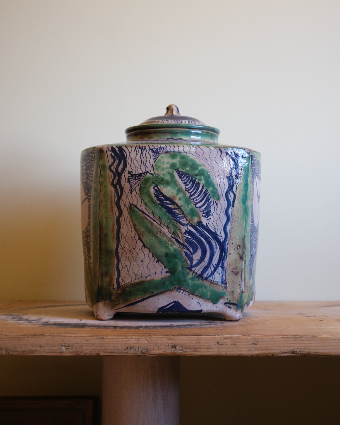 A Catherine Vanier Large Lidded Jar