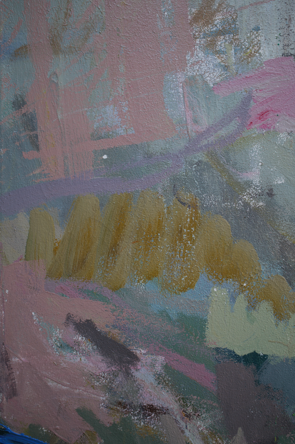 X A LARGE ABSTRACT PAINTING 'CAPE CORNWALL' by A.Role