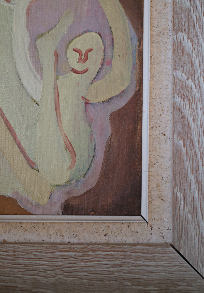 A SUZANNE ROGER “La fête d'enfants”, oil on canvas, signed.