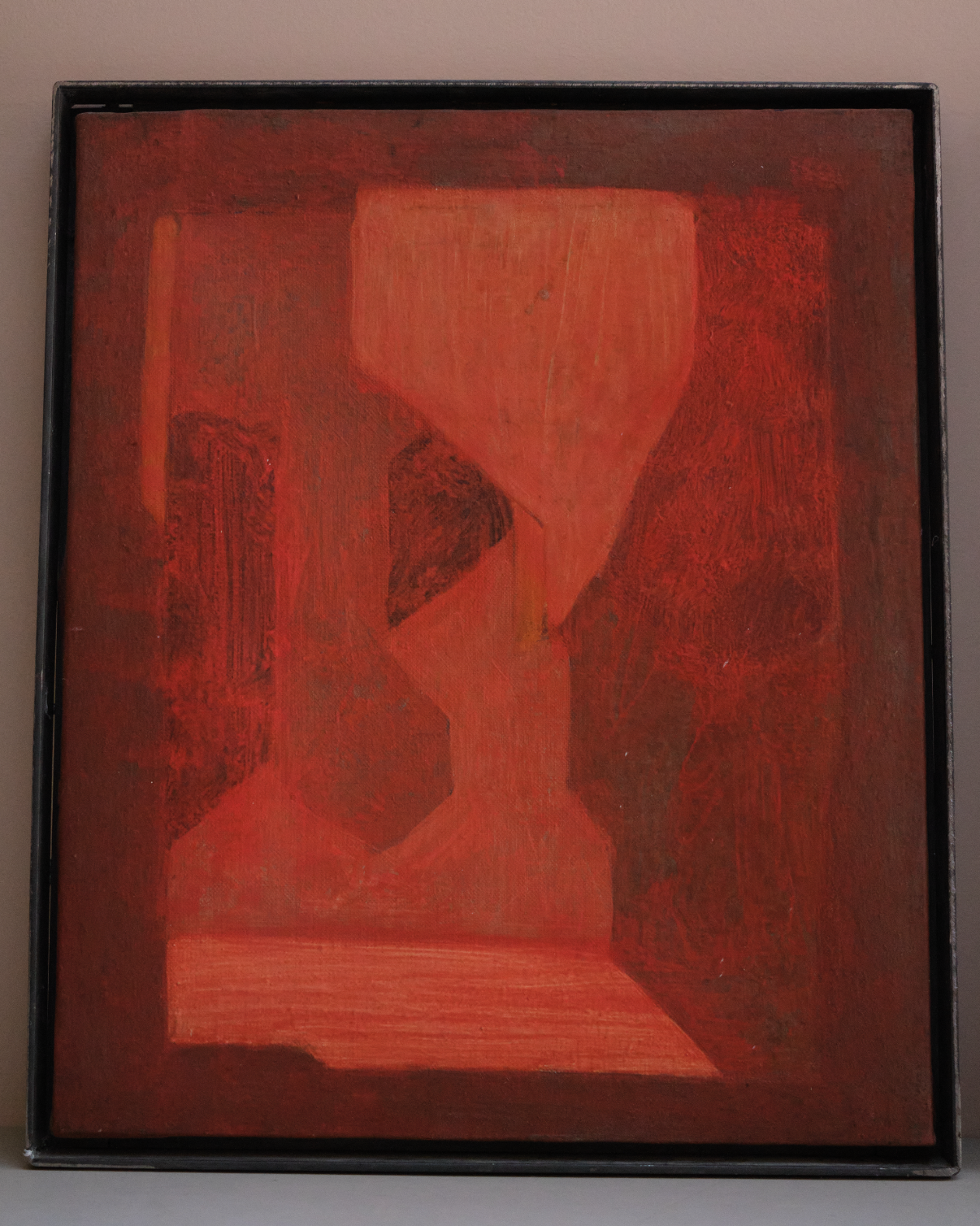 A Pair Of Abstract Paintings Oil on Canvas