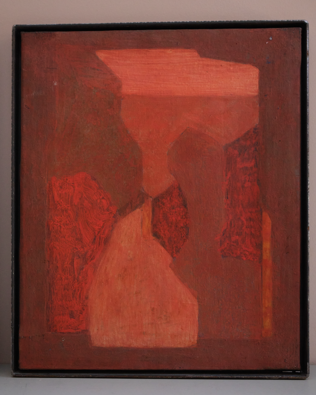 A Pair Of Abstract Paintings Oil on Canvas