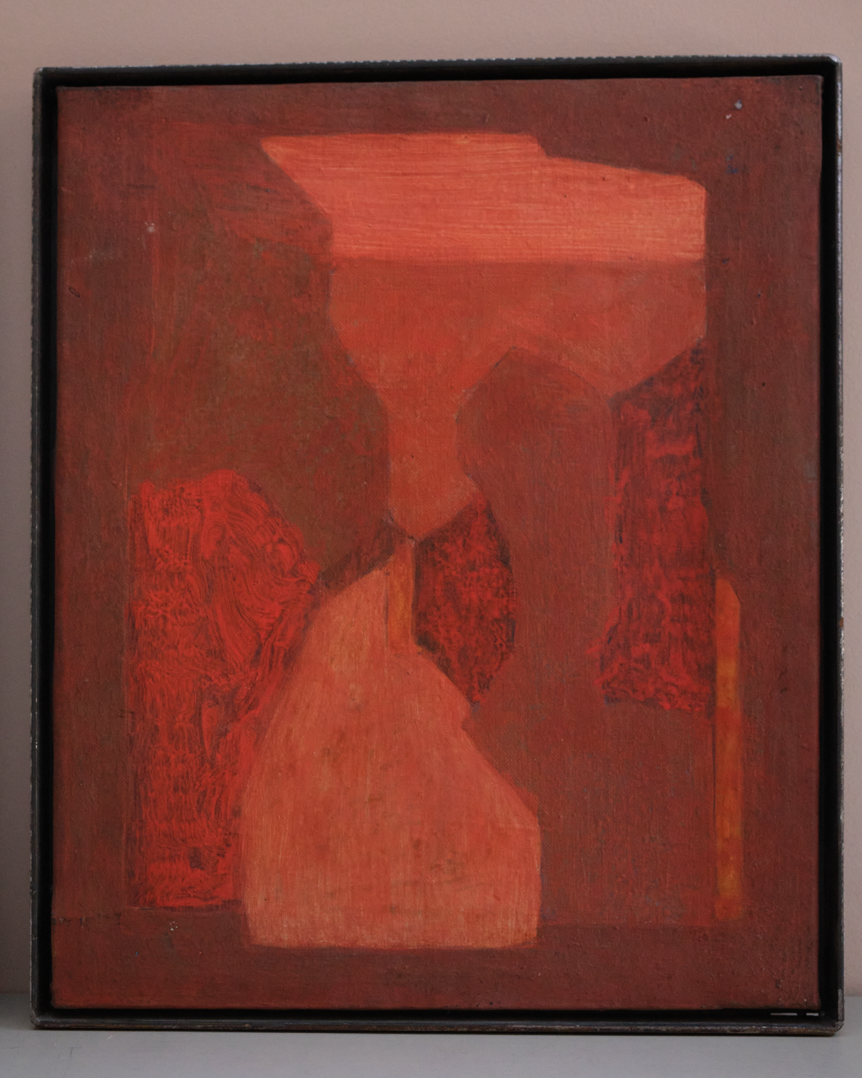 A Pair Of Abstract Paintings Oil on Canvas